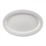 White platter serving dish