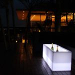 LED Rectangular Ice Bucket for hire cape town