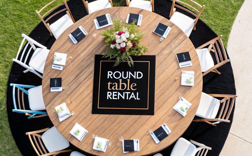 Your Guide to Renting a Round Wooden Table