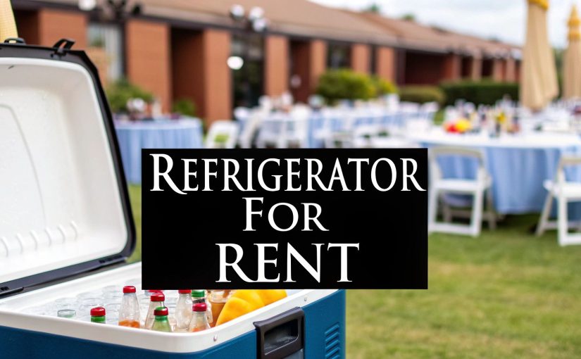 Your Complete Guide to a Refrigerator for Rent