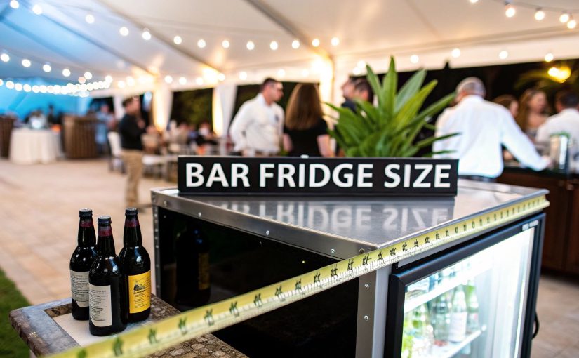 Choosing the Right Bar Fridge Size for Cape Town Events