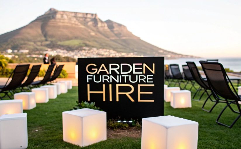 A Guide to Garden Furniture Hire in Cape Town for Stunning Events