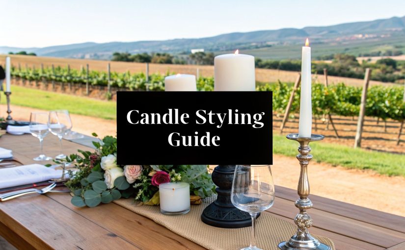 Glass Candle Holders Your Guide to Styling Cape Town Events