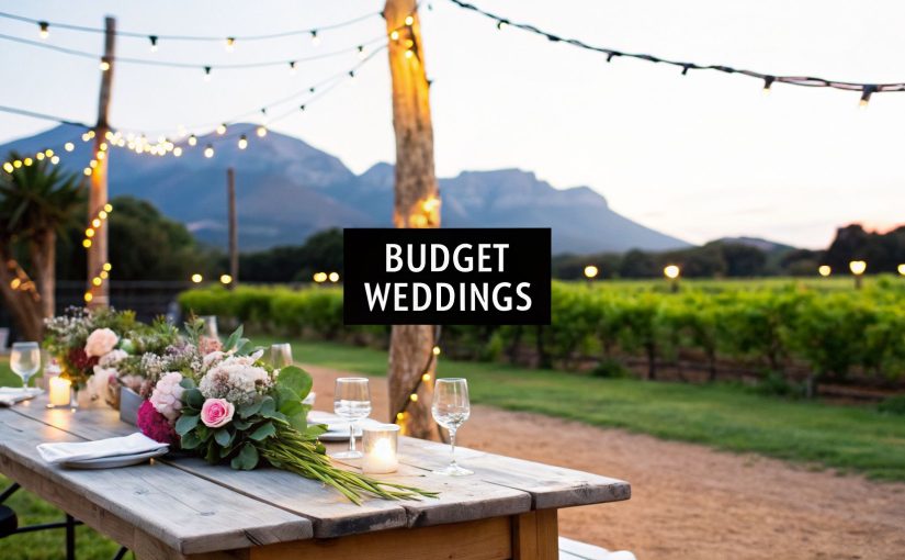 Stunning Weddings on a Budget in Cape Town and the Winelands