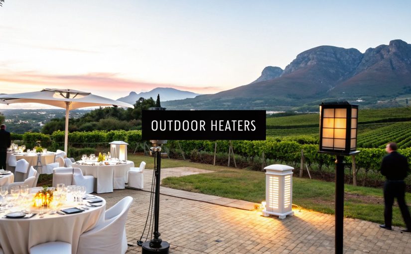 Outside Heaters For Sale: Cape Town Event Heating Solutions