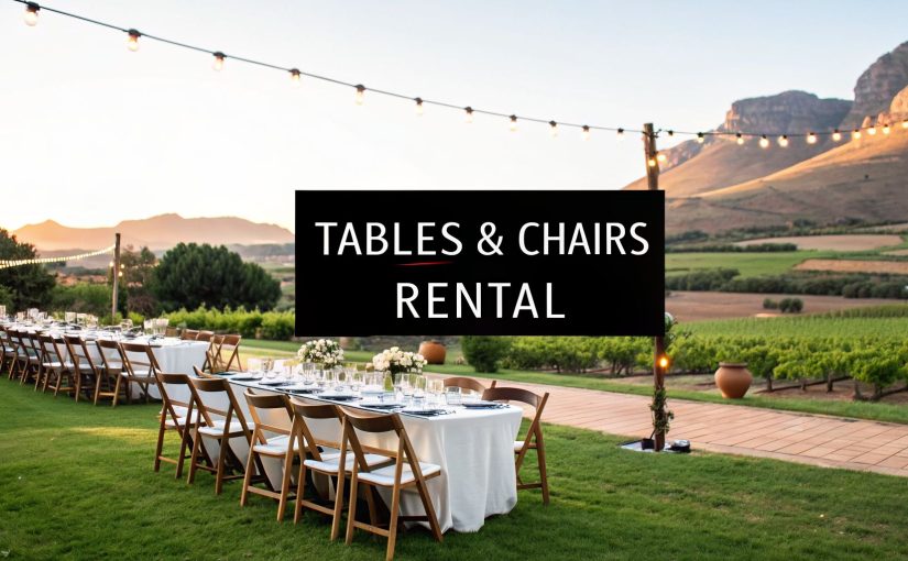 A Practical Guide to Tables & Chairs Rental for Cape Town Events