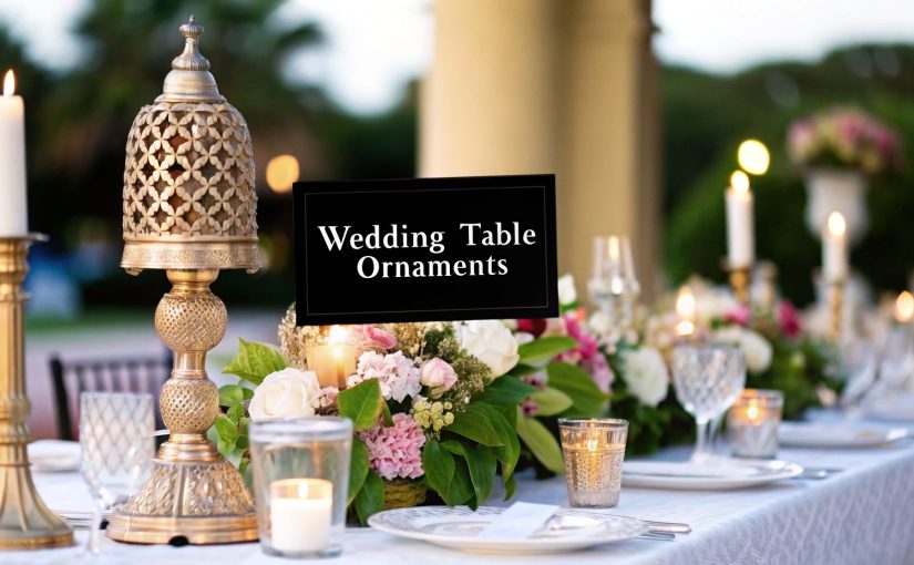 Your Guide to Wedding Table Ornaments