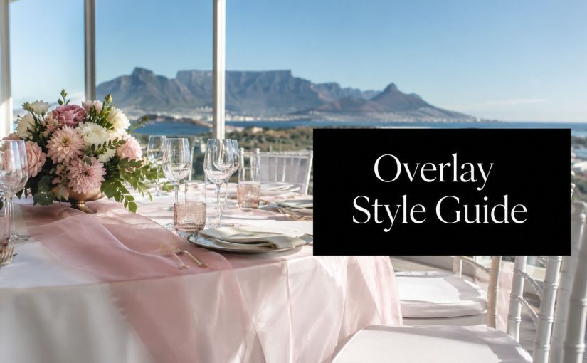 Cape Town Event Overlays for Tables: Style Guide 2026