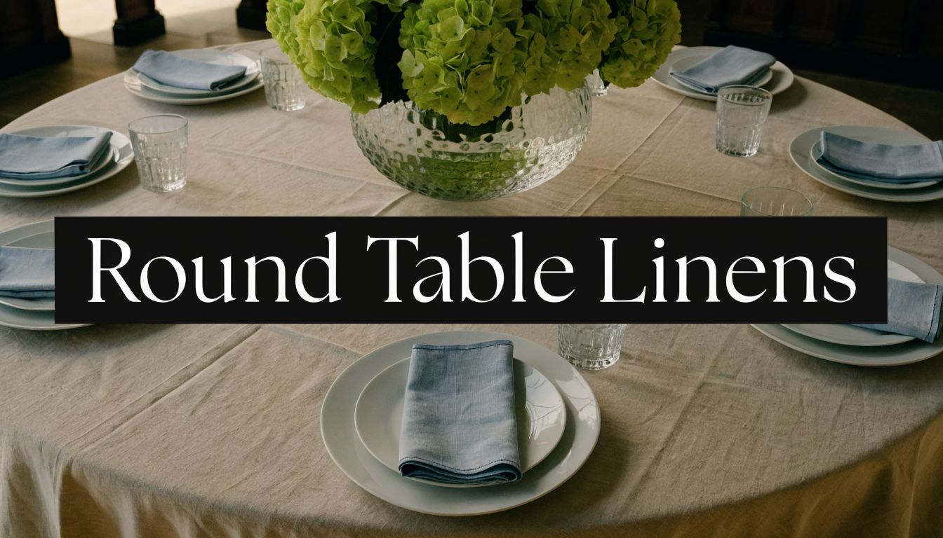 Stunning Round Table Linens for Cape Town Events