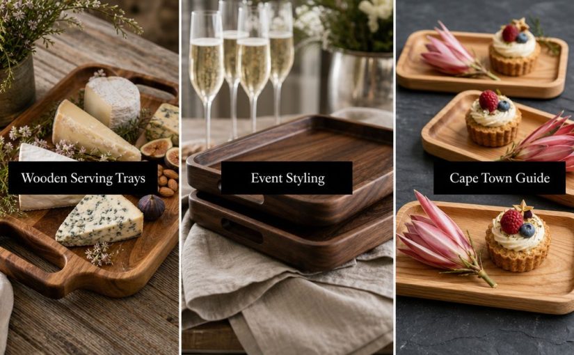 Wooden Serving Trays: Cape Town Event Styling Guide