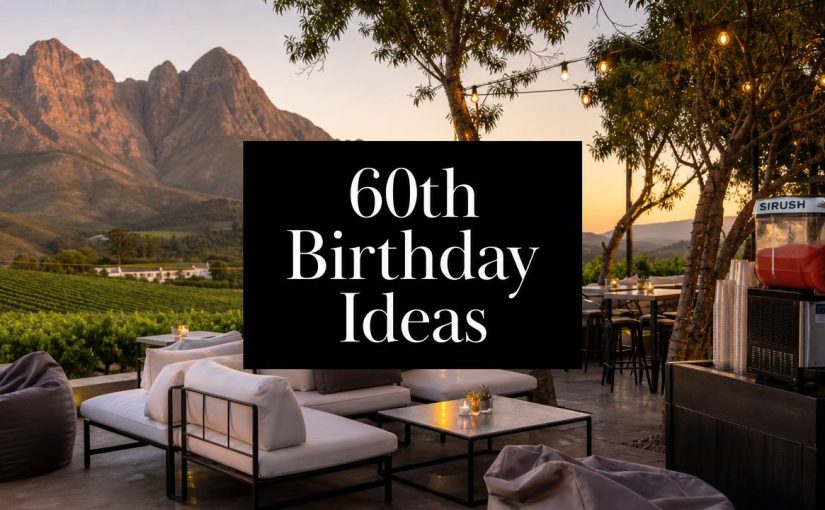 10 Inspired 60th Birthday Event Ideas for Cape Town