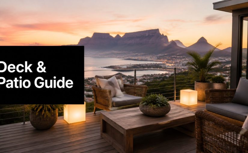 Deck and Patio Furniture: A Cape Town Event Guide 2026