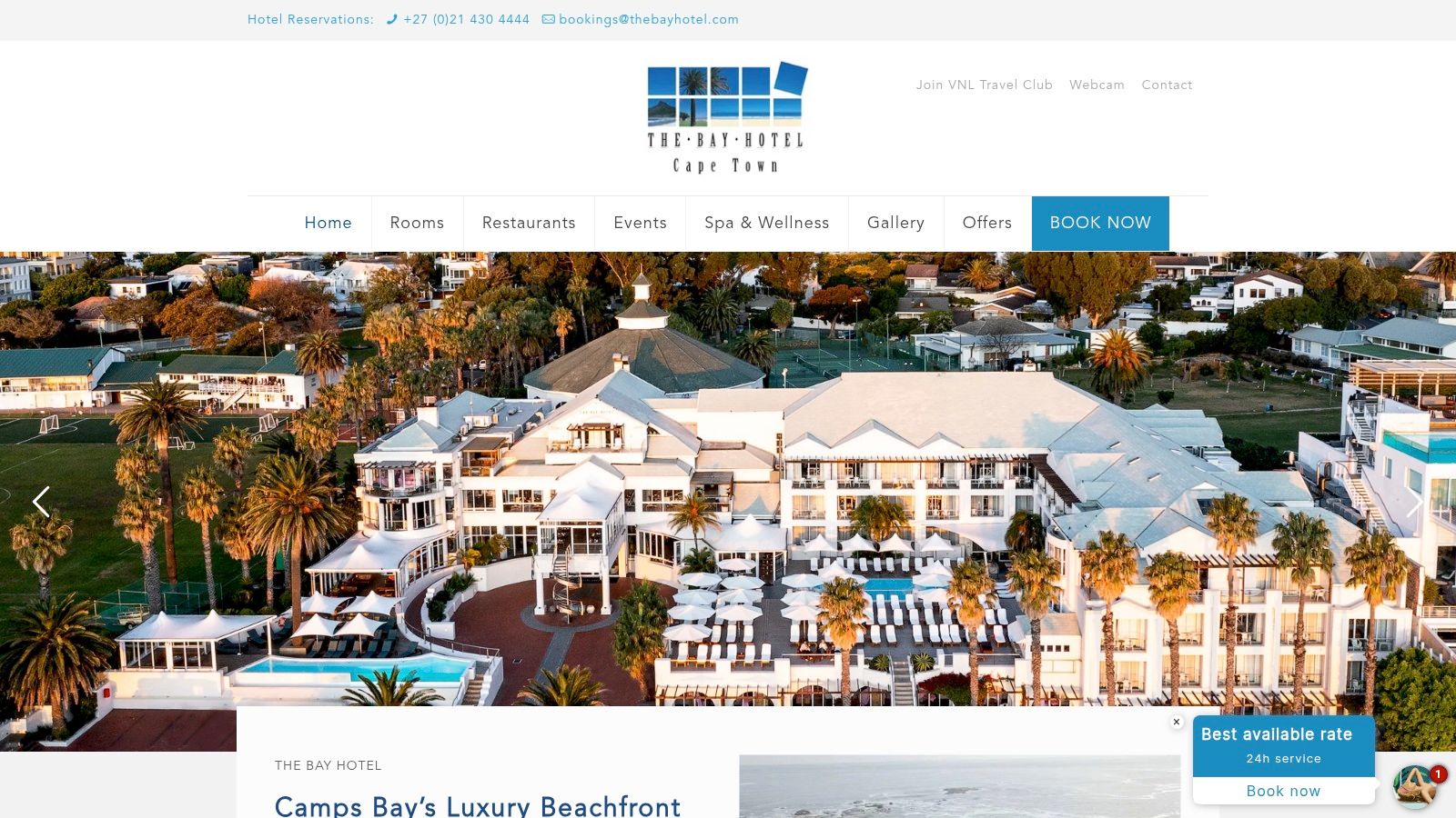 The Bay Hotel – Boardroom & Conference Room (Camps Bay)