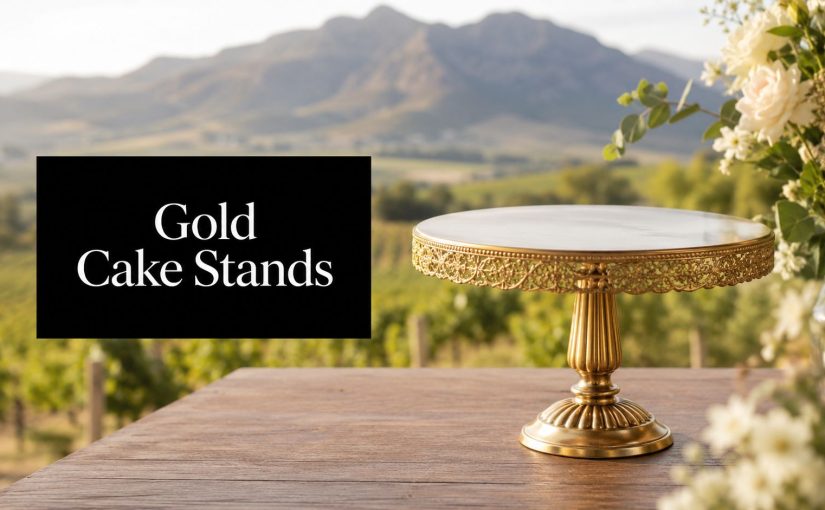 Gold Cake Stands: A Cape Town Event Planner’s Guide