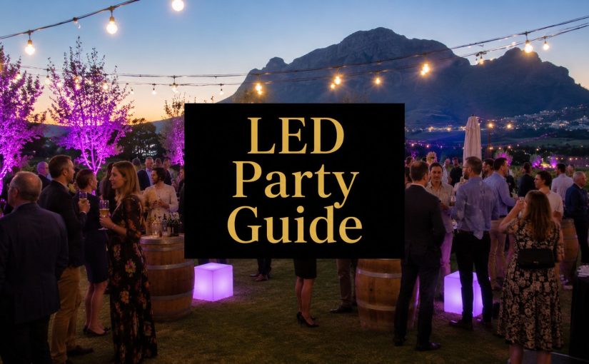 LED Lights for Parties: Cape Town Guide 2026