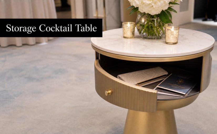 Storage Cocktail Table: A Planner’s Guide for Events