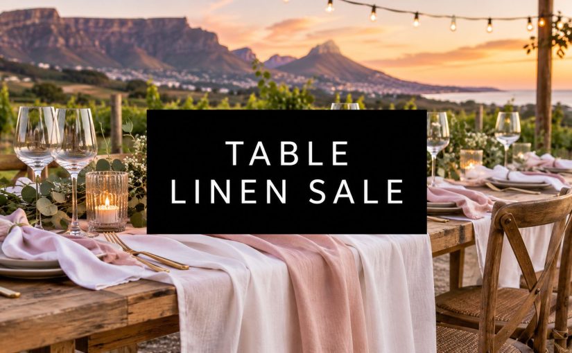 Table Linen for Sale: A Cape Town Event Planner’s Guide