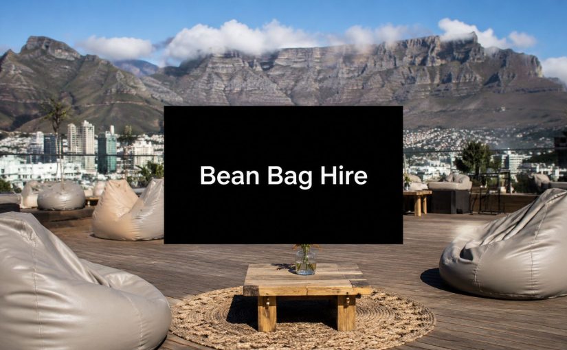 Bean Bag Lounge Chair Hire for Events in Cape Town