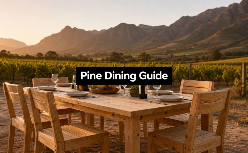Pine Dining Table and Chairs: A Practical Cape Town Guide