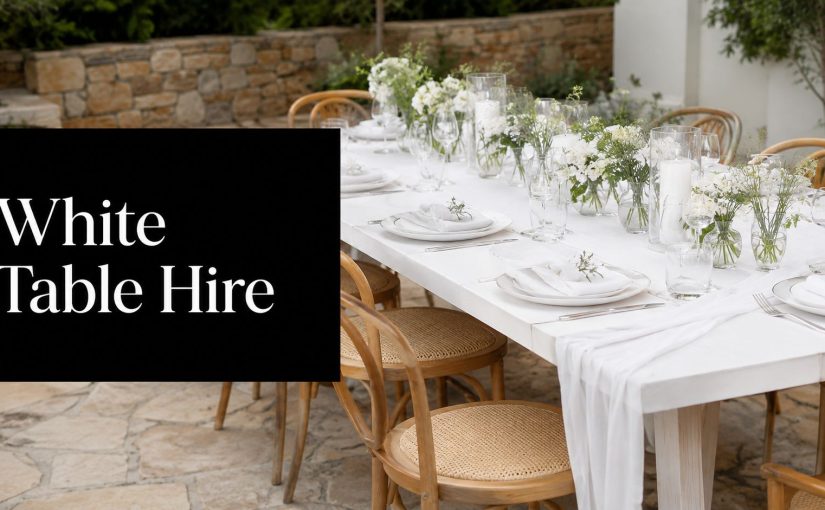 White Dining Table Hire in Cape Town: A Practical Guide