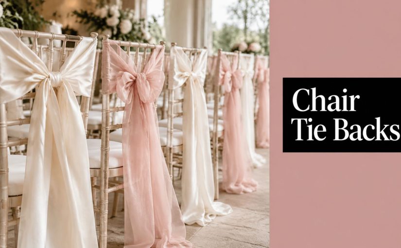 Chair Tie Backs Made Simple for Stunning Events