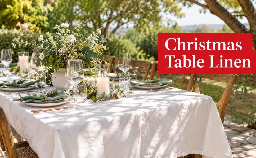 Christmas Table Linen Ideas for a Stylish Summer Feast