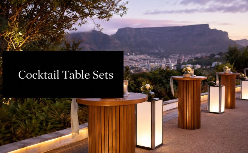 Cocktail Table Sets for Cape Town Events