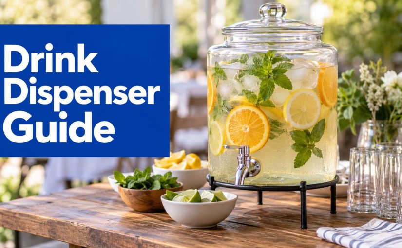 Drink Dispenser Glass Guide for Safe Events
