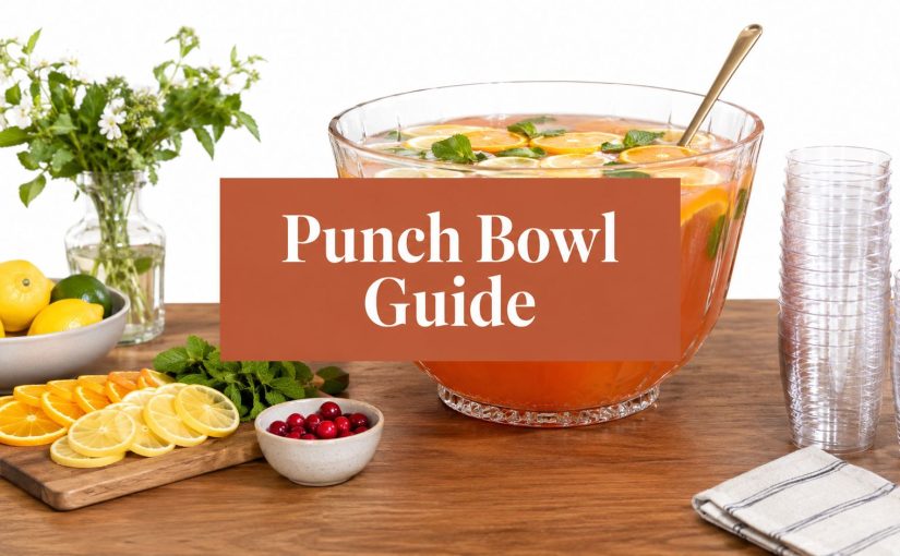 Punch Bowl Set Guide: Choosing, Setting Up and Serving