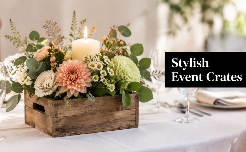 Small Wooden Crate Ideas for Stylish Event Decor
